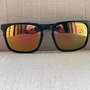 ONE Men Sunglasses Mirror Lenses Polarized Black Frame Eye Wear BOILER Shades